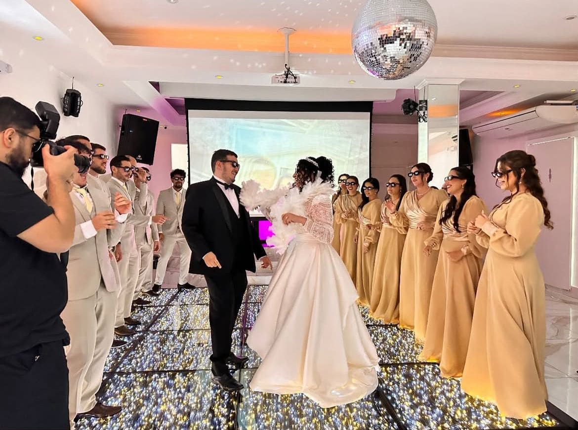Ambiente decorado para casamento